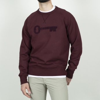 Sudadera Flipa llave burdeos