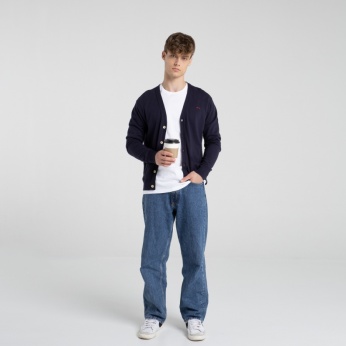 Cardigan Inclan marino