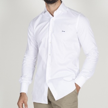 Camisa Cosme G blanco logo