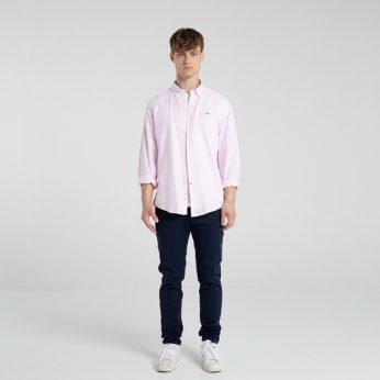 Camisa Isidro rayas rosa