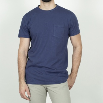 Camiseta Maki bolsillo marino