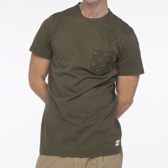 Camiseta Pura bolsillo khaki