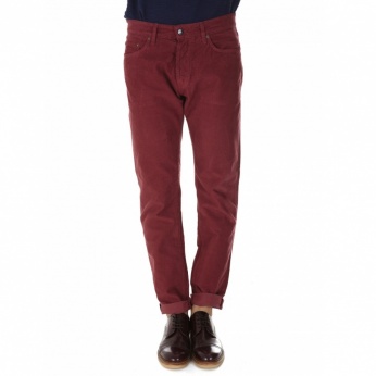 Pantalón Marcial pana granate