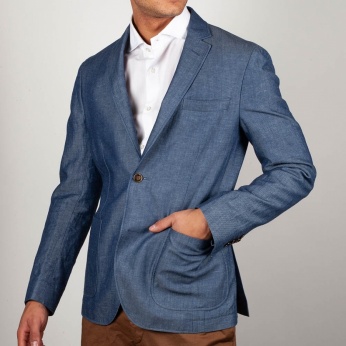 Americana Goya lino denim