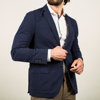 Americana Velázquez marino