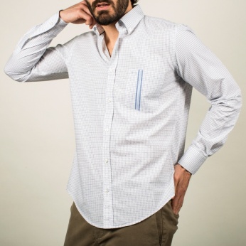 Camisa Severino doblete azul