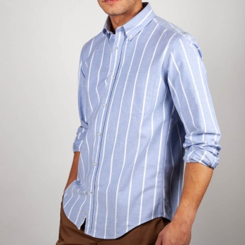 Camisa Severino rayas celeste