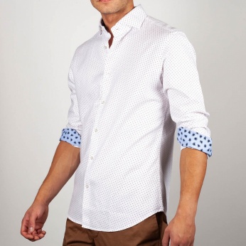 Camisa Venancio Puño Azul