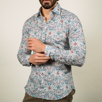 Camisa Gregorio mosaico naturaleza