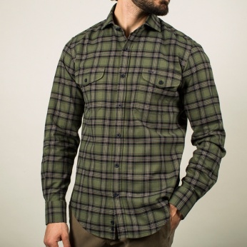 Camisa Verde Cuadros Country