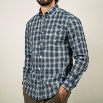 Camisa Isidro cuadros verde