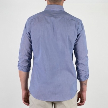 Camisa Venancio rayas azul
