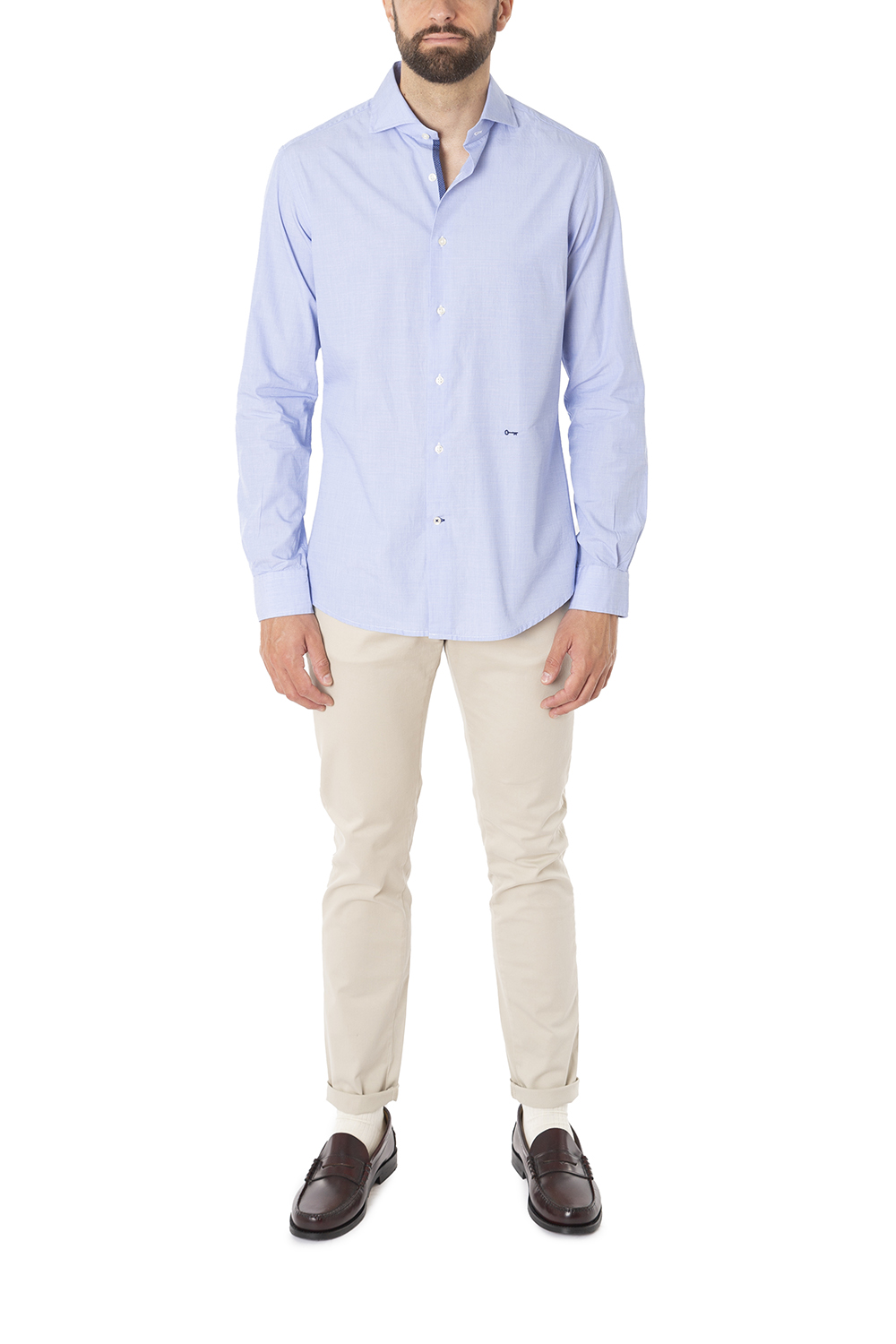 Camisa Venancio celeste