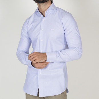Camisa Cosme cuadraditos azul