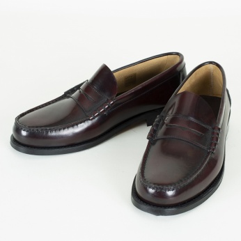 Zapatos Mocas burdeos