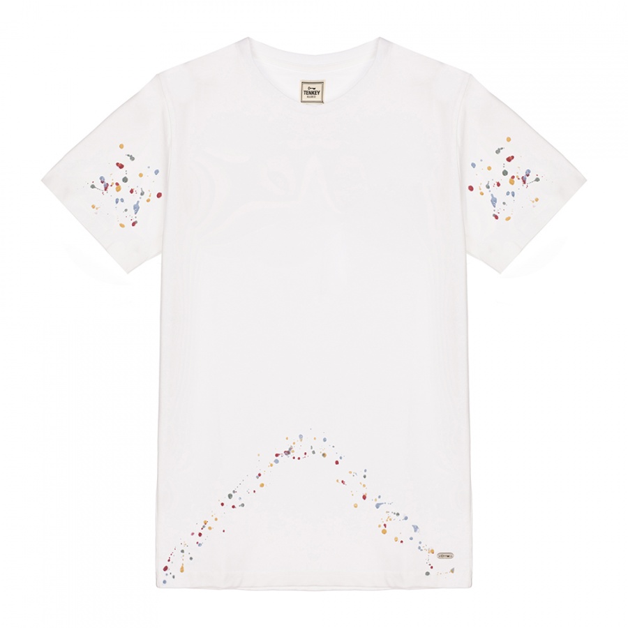 Camiseta Maki White Salpicadura