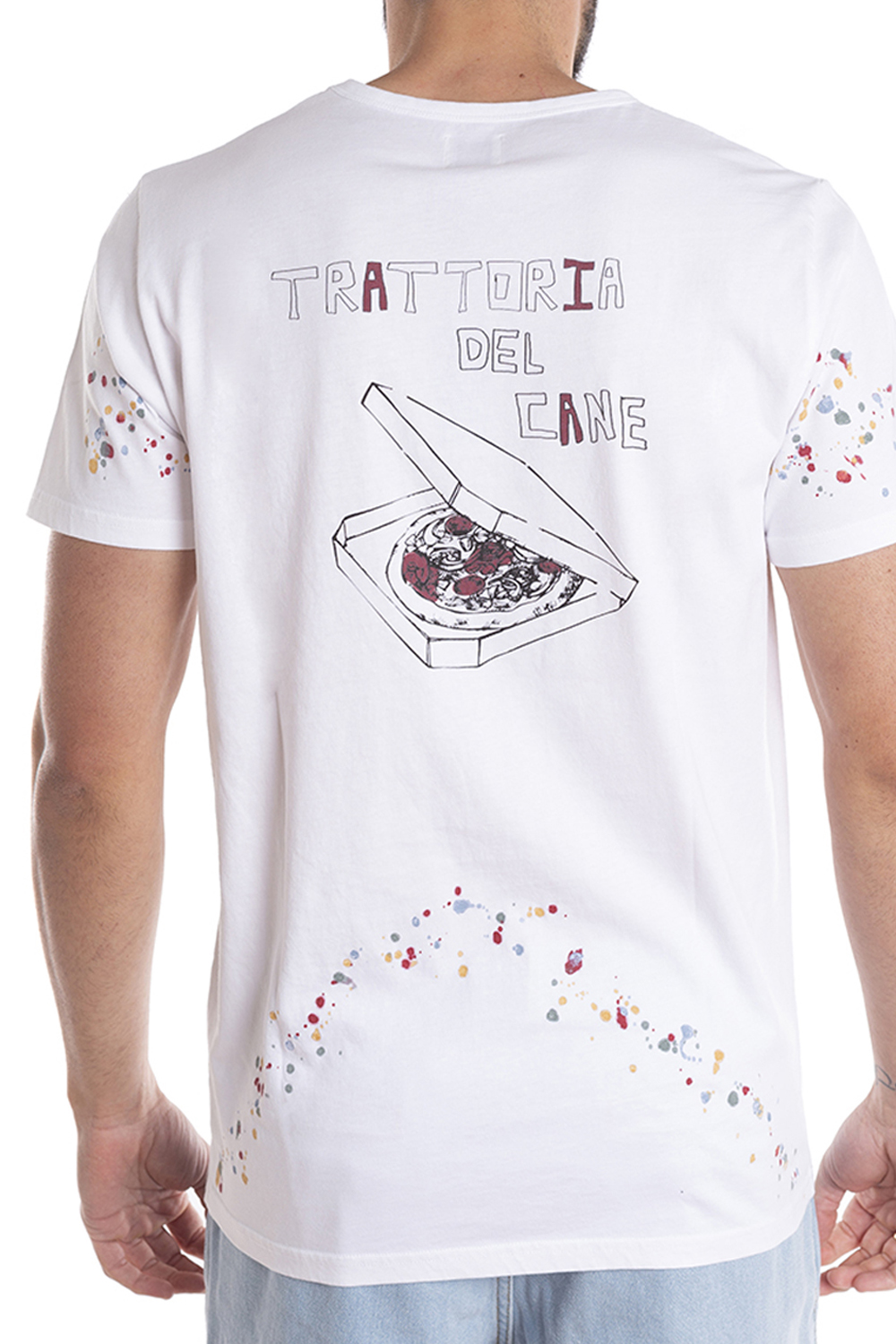 Camiseta Maki White Salpicadura