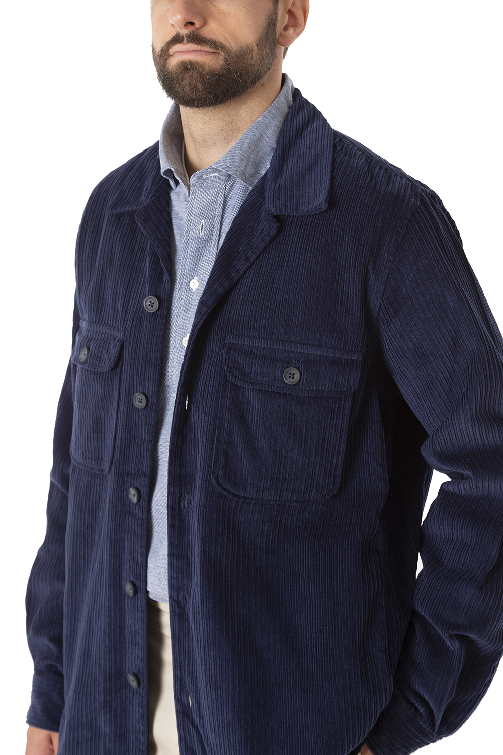 Sobrecamisa Over Navy